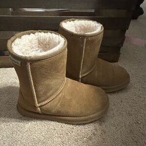 BearPaw Tan Kids Winter Boots
